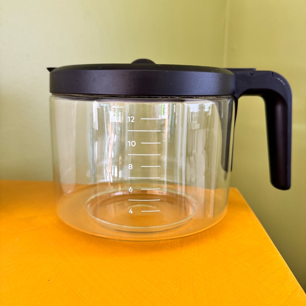 Keurig K-Duo Essentials Replacement Glass Coffee Carafe 12 Cup Black Handle